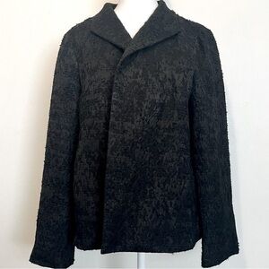 Eileen Fisher jacket in a subtle wool blend jacquard